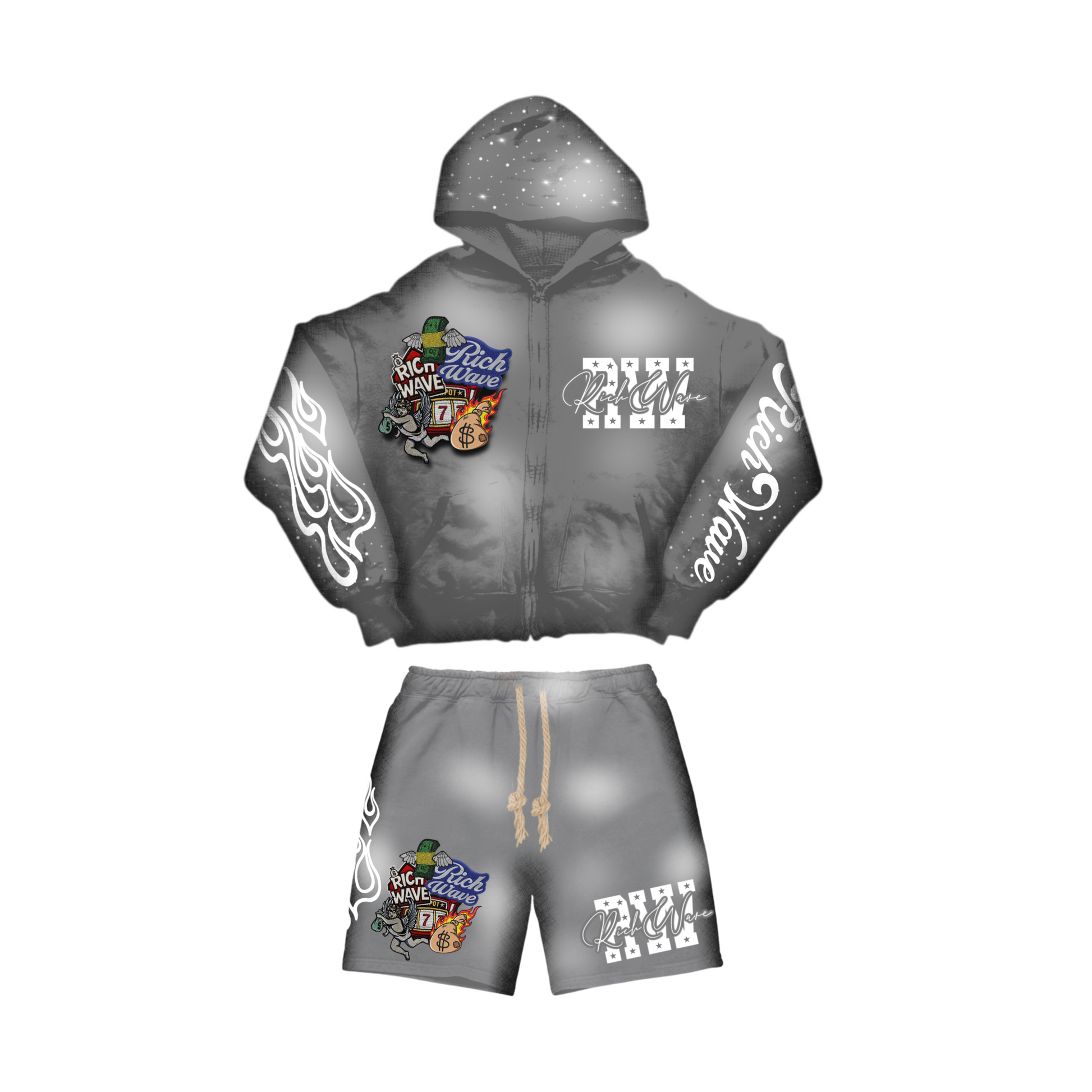 Rich Wave Short Sets 4 Color Ways (Preorder)