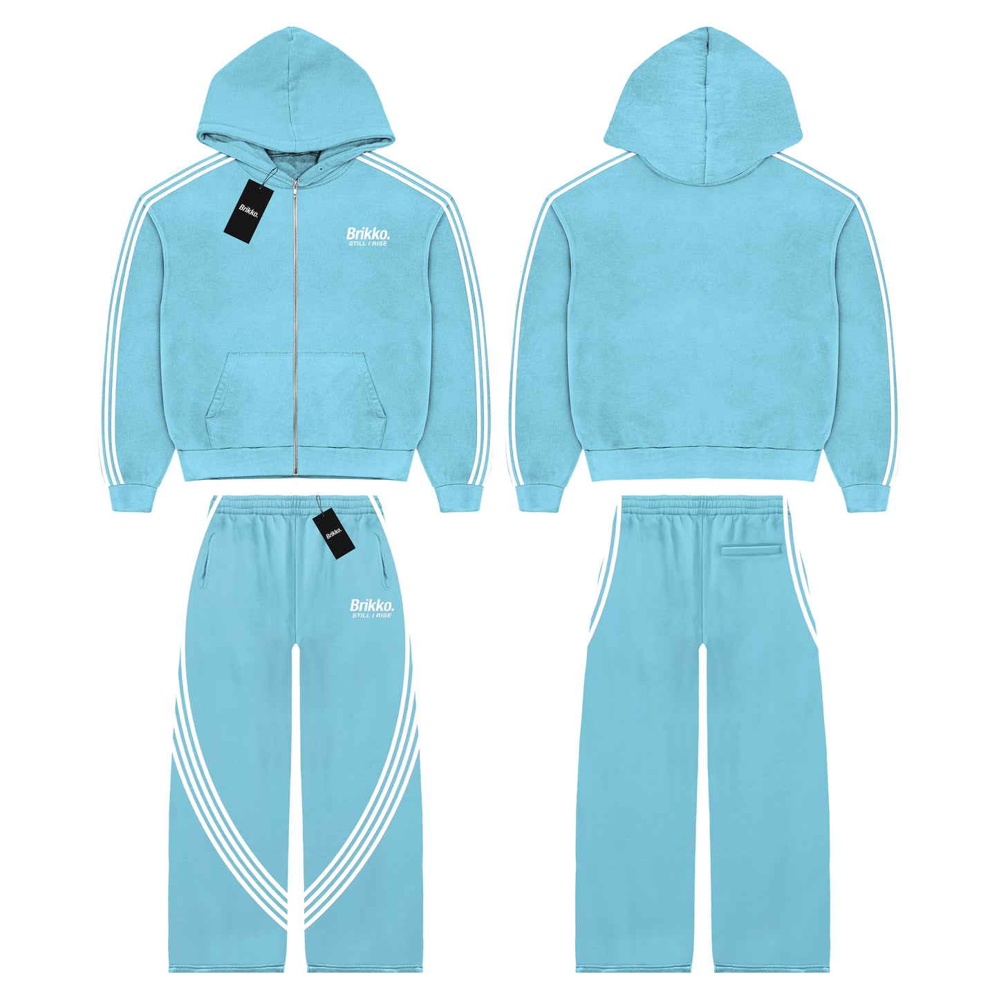 Niagara Blue Oversized sweatsuit