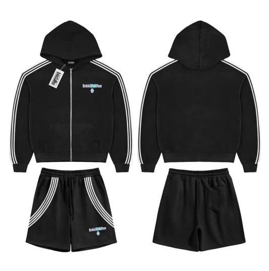Black Shorts & zip up hoodie set: COMING SOON🪬