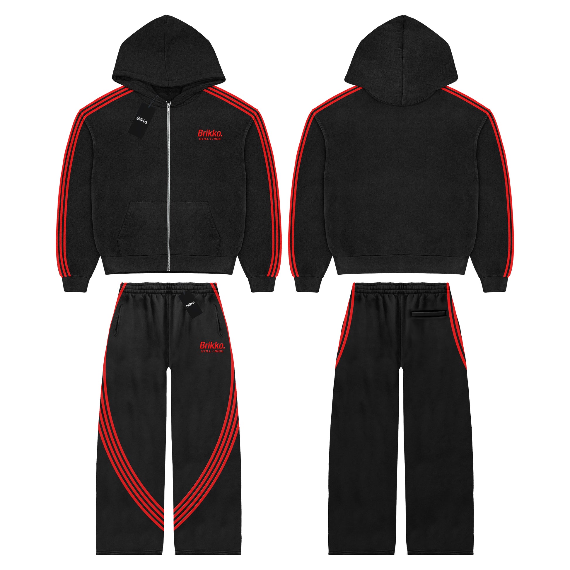 Black Oversized Sweatsuit